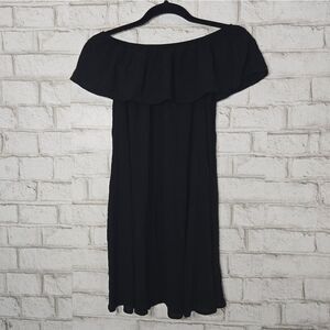 Mossimo Supply Co black off shoulder dress
